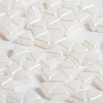 Kheops® Par Puca® Czech Glass Beads Pastel White 6mm 9g
