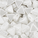Kheops® Par Puca® Czech Glass Beads Pastel White 6mm 9g