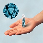 Kheops® Par Puca® Triangle Beads Pastel Emerald 6mm 9g