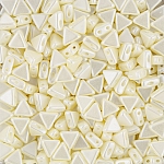 Kheops® Par Puca® Pastel Lt Cream/Off White 6mm Beads
