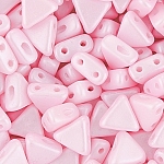 Czech Kheops® Par Puca® 2 Hole Beads Pink Pearl 6mm 9g