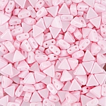 Czech Kheops® Par Puca® 2 Hole Beads Pink Pearl 6mm 9g