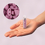 Kheops® Par Puca® Opaque Amethyst Silk Matte 6mm Beads
