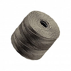 Superlon Tex 400 Jewellery Cord 0.5mm – Stone Grey – 70m Spool
