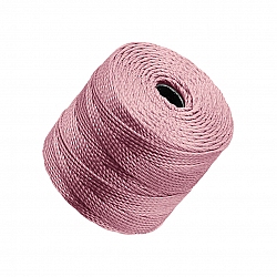 Beadsmith S-Lon Heavy Tex 400 Nylon Cord 0.5mm – Dusty Rose – 70m