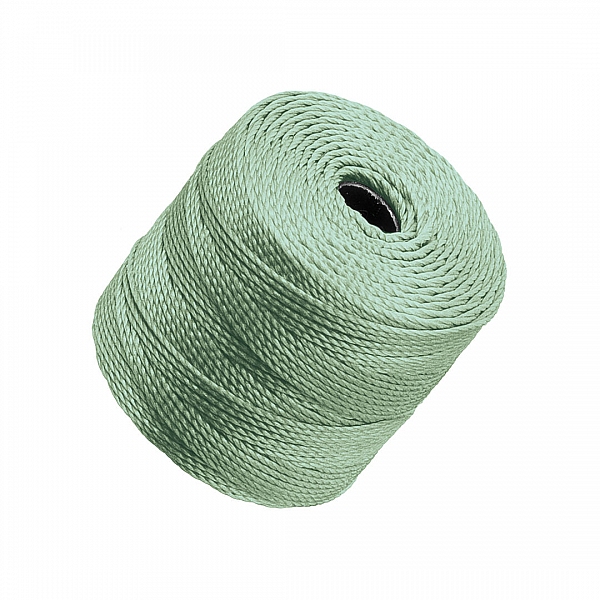 Beadsmith S-Lon Heavy Tex 400 Nylon Cord 0.5mm – Mint Green – 70m