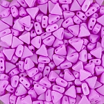 Kheops® Par Puca® Triangle Beads Mauve Silk Matt 6mm 9g