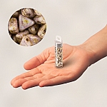 Kheops® Par Puca® Bead Opaque Rose/Gold Ceramic Mix 6mm