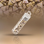 Kheops® Par Puca® Bead Opaque Rose/Gold Ceramic Mix 6mm