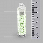 Czech Kheops® Par Puca® 2 Hole Beads Green Pearl 6mm 9g