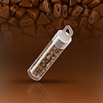 Kheops® Par Puca® 2 Hole Beads Opaque Chocolate 6mm 9g