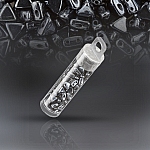Kheops® Par Puca® Bead 2 Hole Beads Jet Hematite 6mm 9g