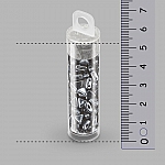Kheops® Par Puca® Bead 2 Hole Beads Jet Hematite 6mm 9g