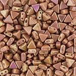 Kheops® Par Puca® Czech Beads Opaque Rose Luster 6mm 9g