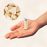 Czech Kheops® Par Puca® 6mm Bead Opaque Beige Luster 9g