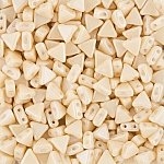 Czech Kheops® Par Puca® 6mm Bead Opaque Beige Luster 9g