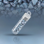 Czech Kheops® Par Puca® Beads Opaque Blue Luster 6mm 9g
