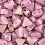 Kheops® Par Puca® Beads Opaque Light Rose Luster 6mm 9g