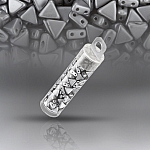 Kheops® Par Puca® 6mm Beads Pastel Light Grey/Silver 9g