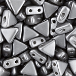 Kheops® Par Puca® 6mm Beads Pastel Light Grey/Silver 9g