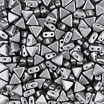 Kheops® Par Puca® 6mm Beads Pastel Light Grey/Silver 9g