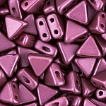 Kheops® Par Puca® Triangle Beads Pastel Burgundy 6mm 9g
