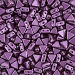 Kheops® Par Puca® Triangle Beads Pastel Bordeaux 6mm 9g
