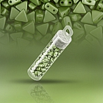 Kheops® Par Puca® Pastel Olivine 6mm Czech Glass Beads