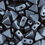 Kheops® Par Puca® (6mm) Beads Pastel Dark Grey/Hematite