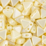 Kheops® Par Puca® Czech 2 Hole Bead Pastel Cream 6mm 9g