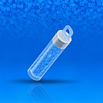 Toho 15/0 Seed Beads Trans Frosted Med Aquamarine 8.2g