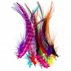 Dyed Mixed Craft Feathers 120mm – Pack of 20