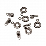 Silver Tone Snap Lock Clasps – Pack of 5 Pairs