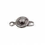 Silver Tone Snap Lock Clasps – Pack of 5 Pairs