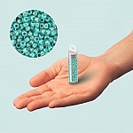 Toho Size 11/0 Seed Beads Opaque Rainbow Turquoise 8.2g