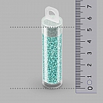 Toho Size 11/0 Seed Beads Opaque Rainbow Turquoise 8.2g