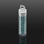 Toho 15 Beads Inside-Colour Crystal/Prairie Green Lined