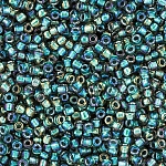 Toho 15 Beads Inside-Colour Crystal/Prairie Green Lined