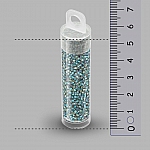 Toho 15 Beads Inside-Colour Crystal/Prairie Green Lined