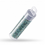Toho 15 Beads Inside-Colour Crystal/Prairie Green Lined
