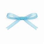 Organza Sheer Ribbon Aqua Blue 9mm – 1 Metre