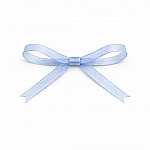 Organza Sheer Ribbon Light Blue 9mm – 1 Metres