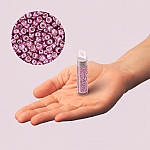 Toho 15/0 Round Seed Beads Galvanized Pink Lilac - 8.2g