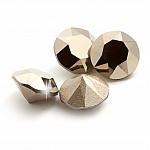 Swarovski 1088 XIRIUS Chatons Metallic Light Gold F 8mm