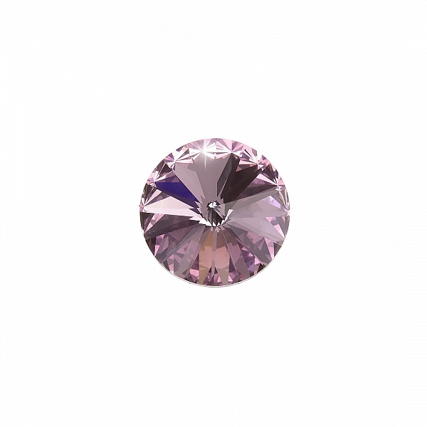 Swarovski 1122 Rivoli Crystal Light Amethyst F 12mm PK1