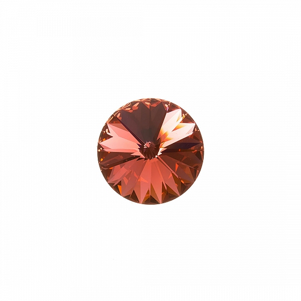 Swarovski 1122 Rivoli Crystals Padparadscha F 12mm PK1