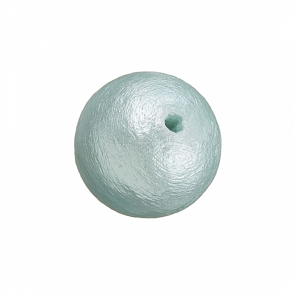 Miyuki Cotton Pearls (12mm) Round Aqua Beads Pack of 1