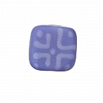 Chunky Matte Blue Square Glass Beads 16x7mm (PK1)