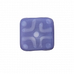 Chunky Matte Blue Square Glass Beads 16x7mm (PK1)