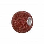 Gumball Red Round Resin Beads 16x7mm PK1